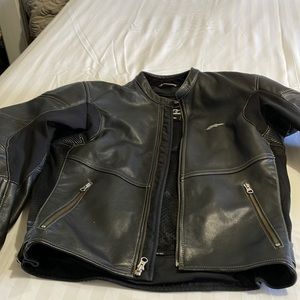 Moto jacket size s black color